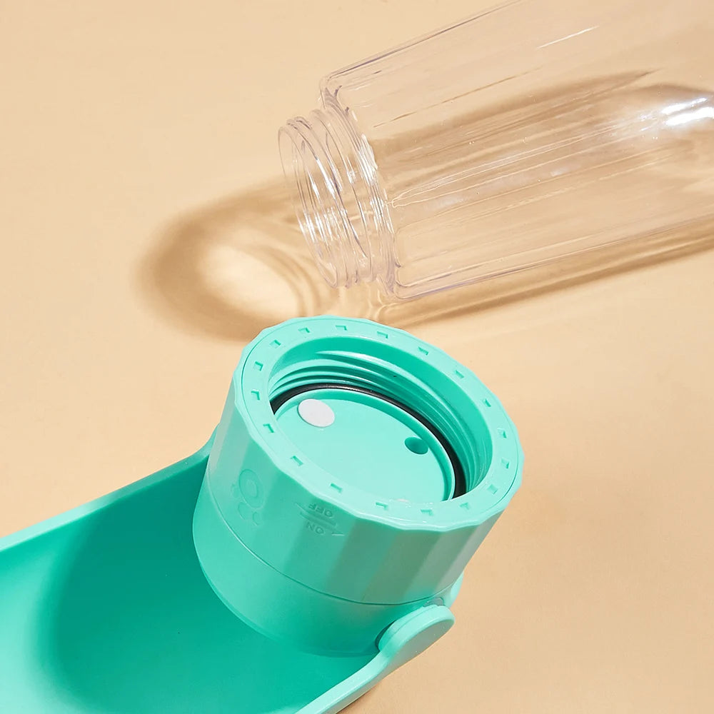 Draagbare Honden Waterfles 550ml | Lekvrije Reisdrinkbak voor Honden