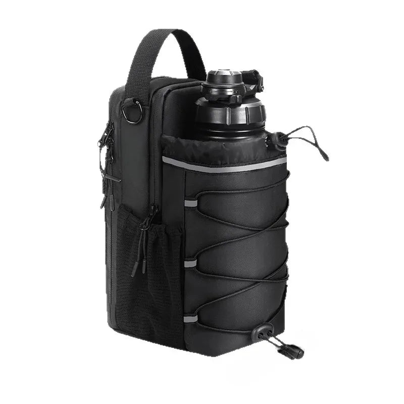 Magnetische Handsfree Sporttas | Crossbody Fitness Sling met Drinkfleshouder