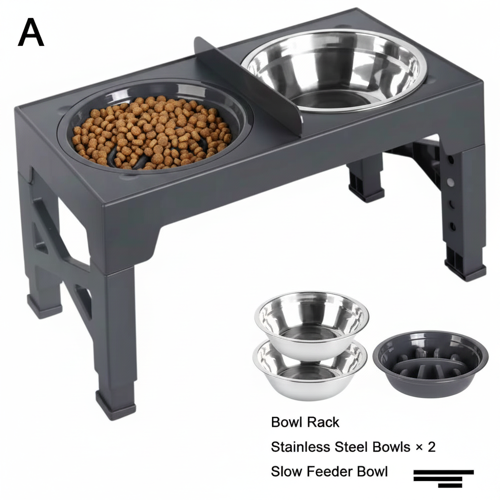 Dog Bowl Stand - Hoofdfoto